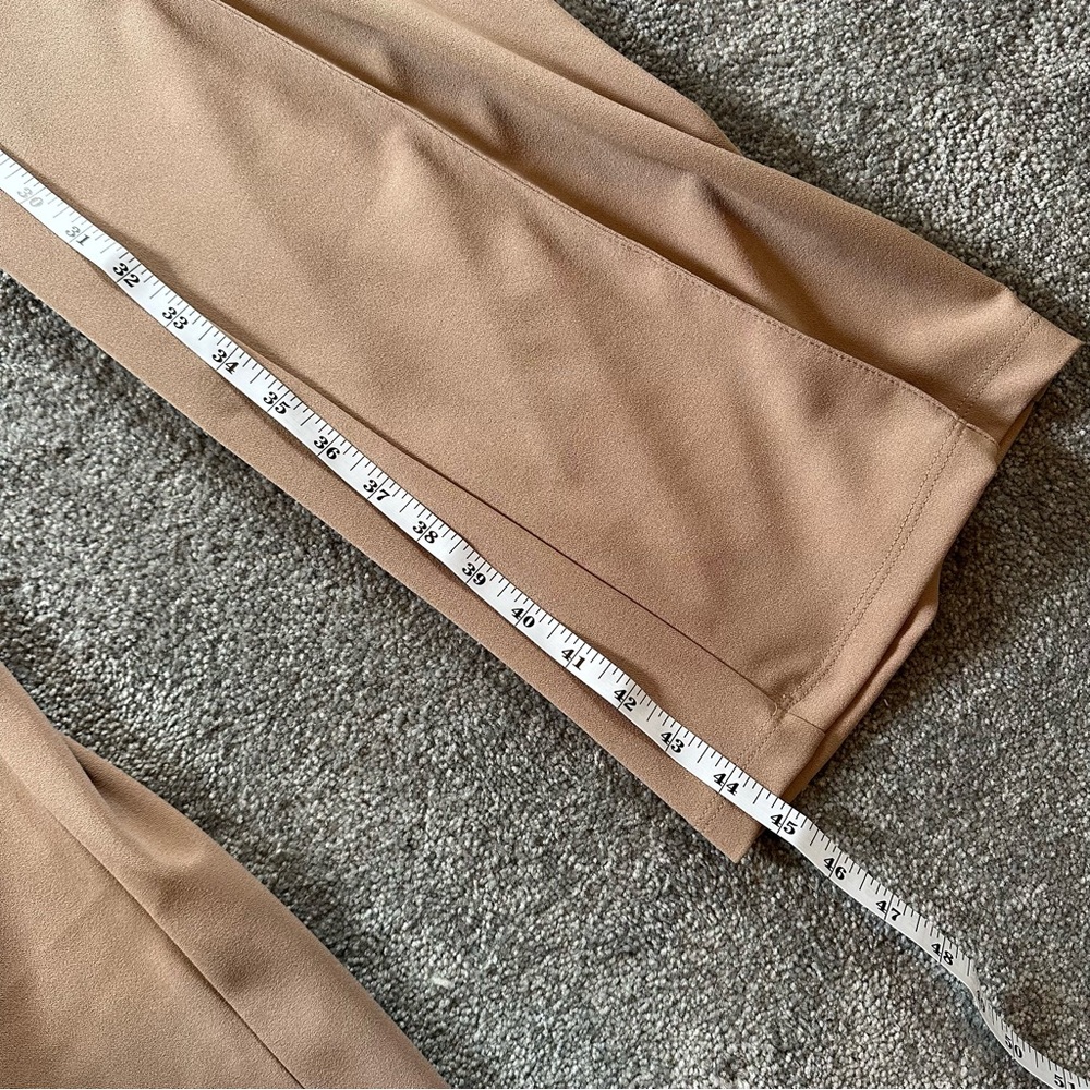 NWOT Fashion Nova Call It Even taupe beige Wide Leg Dress Pants, Size XS - Picture 15 of 16